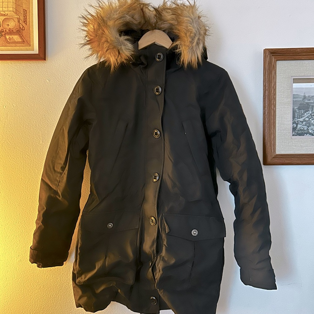 Black winter coat - Roots